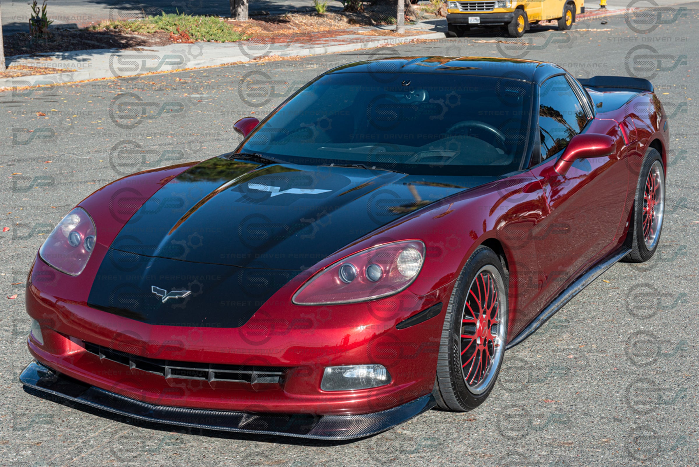2005-2013 C6 Corvette - Base Model - ZR1 Conversion Side Skirts / Rocker Panels / Ground Effects with Mud Flaps